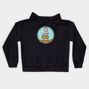 baby on board Kids Hoodie